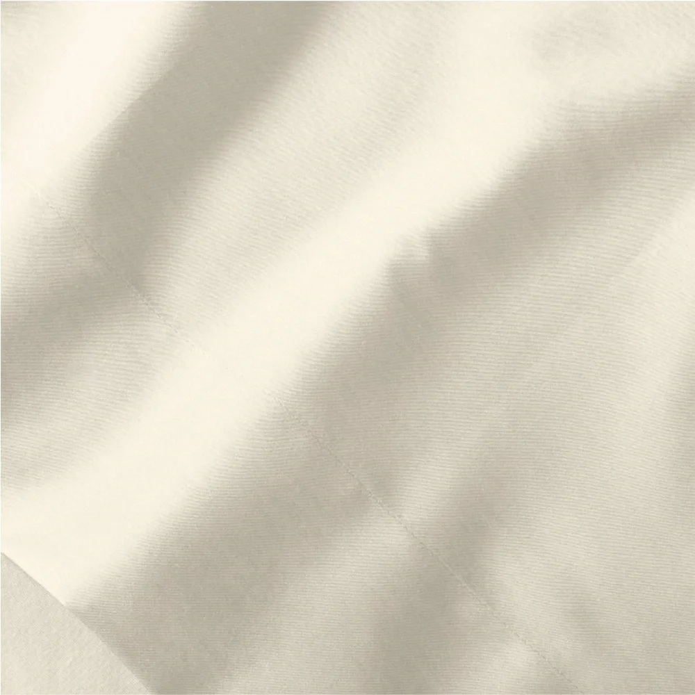 King 300 Thread Count Temperature Regulating Pillowcase Set Natural New